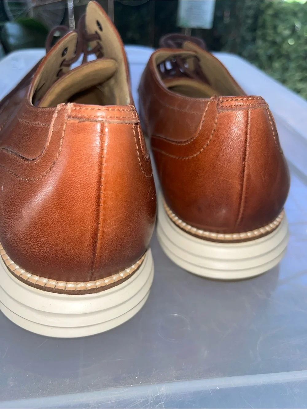 Cole Haan Men's Brown Wingtip Dress Shoes - Unbranded
